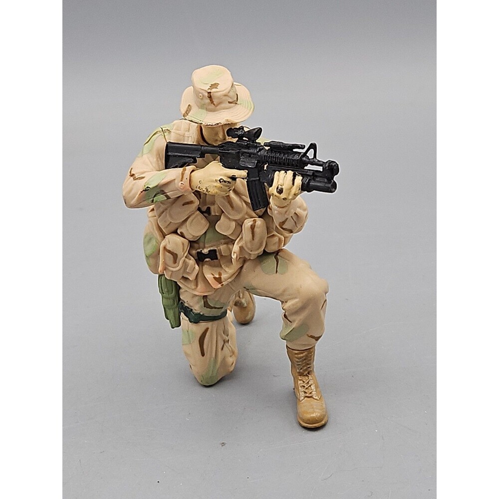 Jazwares 2007 Real Heroes Wolford Amerine US Army Desert Soldier 4.5" Figure